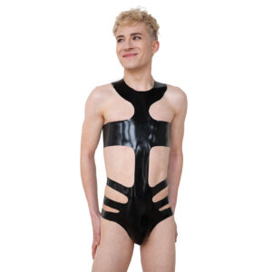 Men's Latex Bodysuit Clubwear