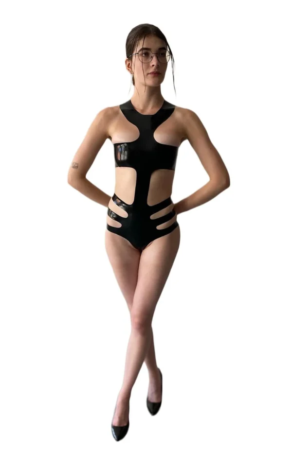 Women's Latex Bodysuit Clubwear