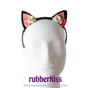 Latex Kitten Ear Hairband