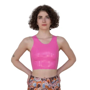 Latex Princess-cut Top